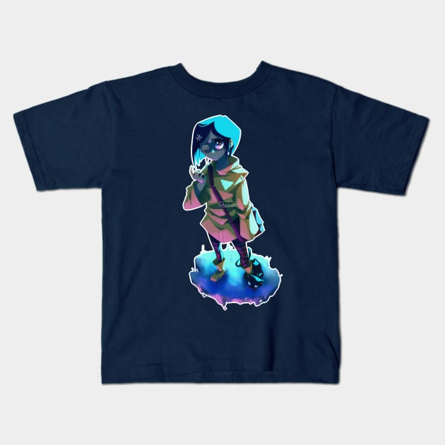 Coraline Kids T-Shirt by glamist